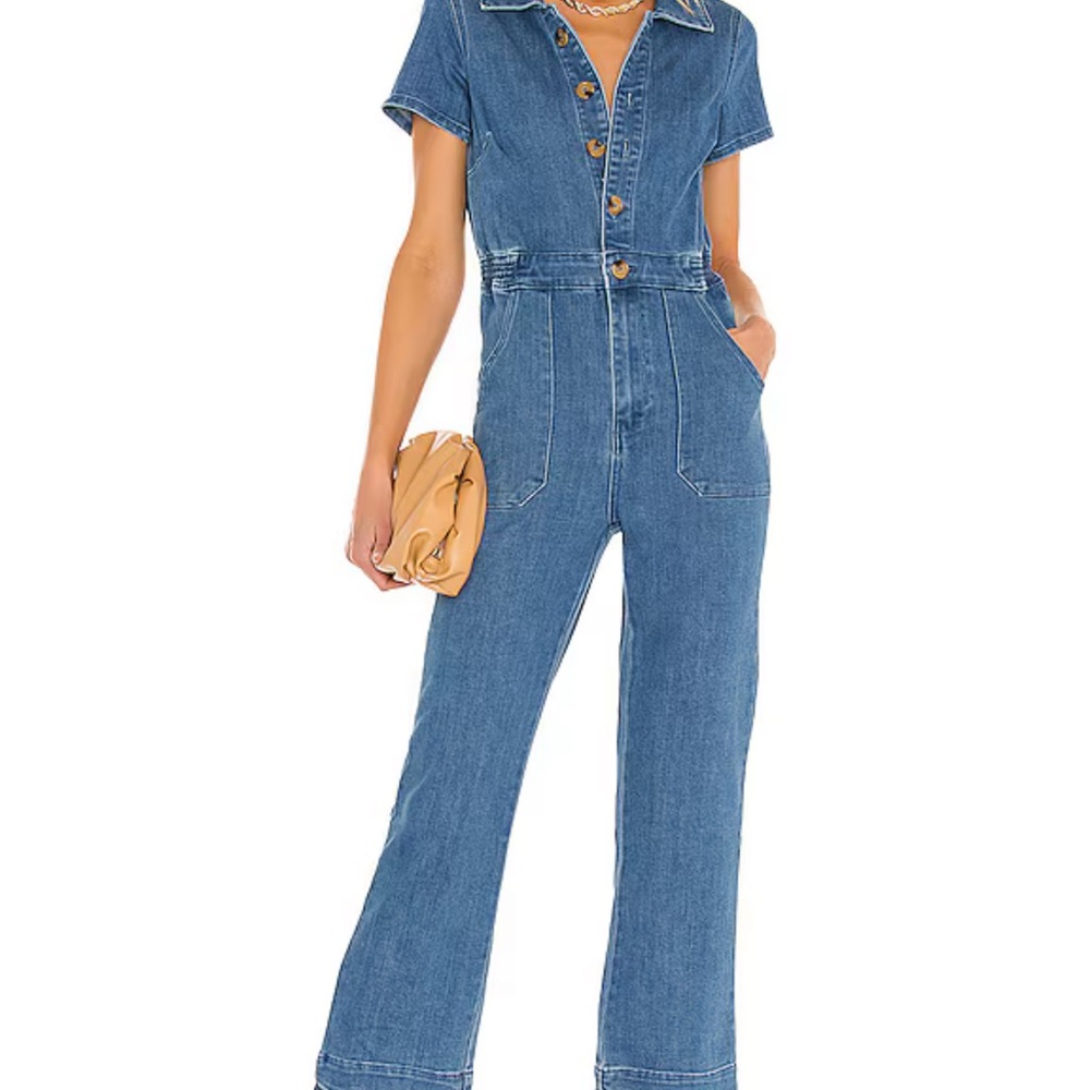 Revolve Denim Jumpsuit (Show Me Your Mumu)